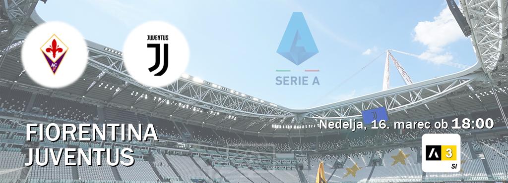 Fiorentina in Juventus v živo na Arena Sport 3. Prenos tekme bo v nedelja, 16. marec ob  18:00