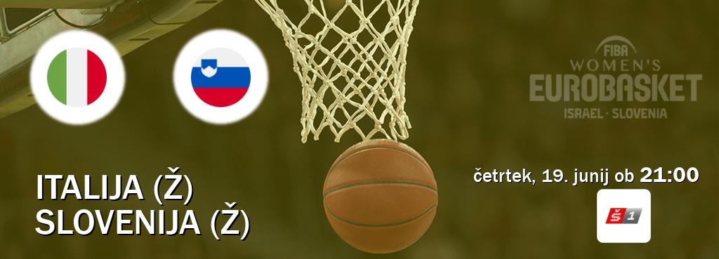 Dvoboj Italija (Ž) in Slovenija (Ž) s prenosom tekme v živo na Sport TV 1. Dvoboj Italija (Ž) in Slovenija (Ž) s prenosom tekme v živo na Sport TV 1.